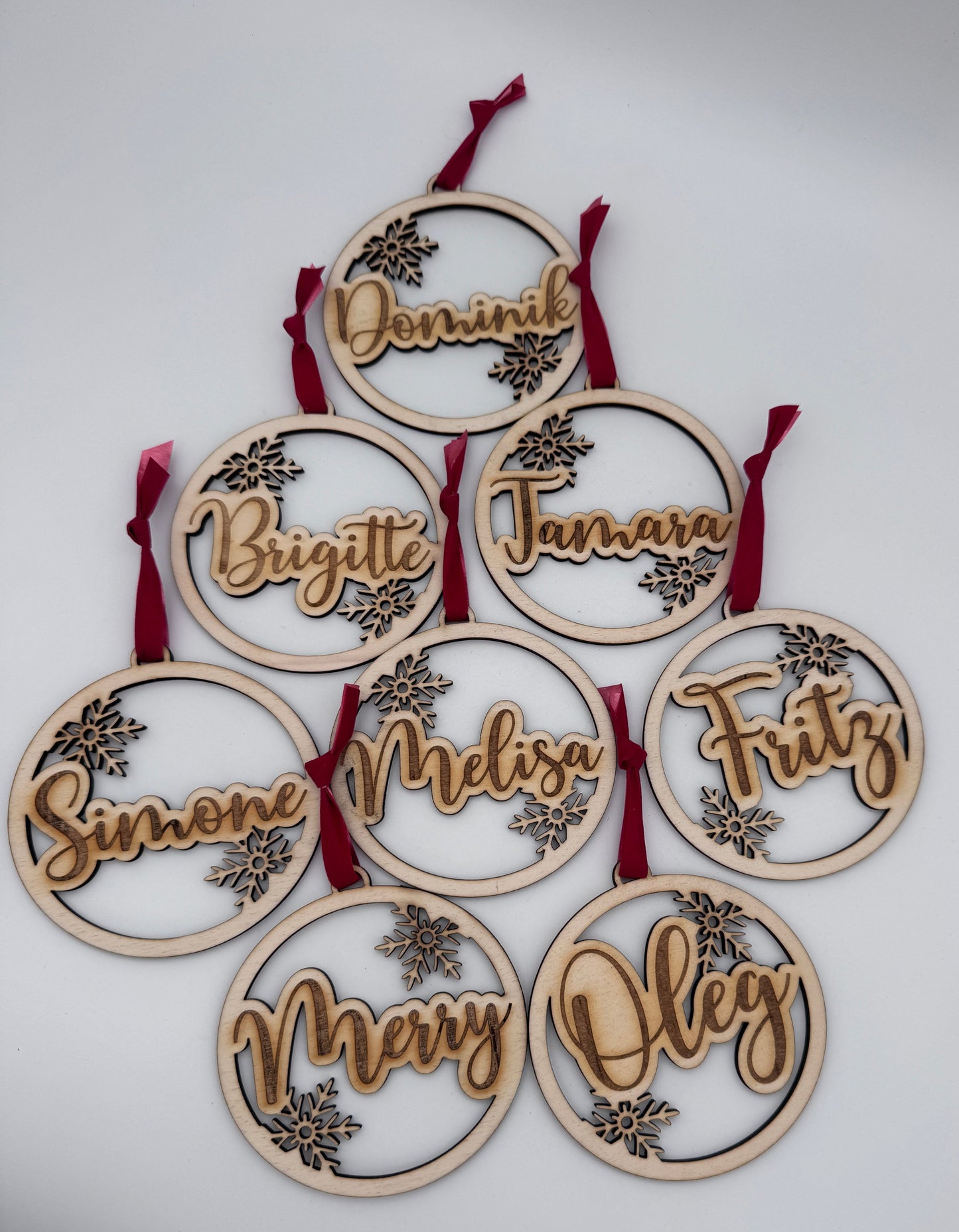 Schneeflocken Anhänger - Lovelettering