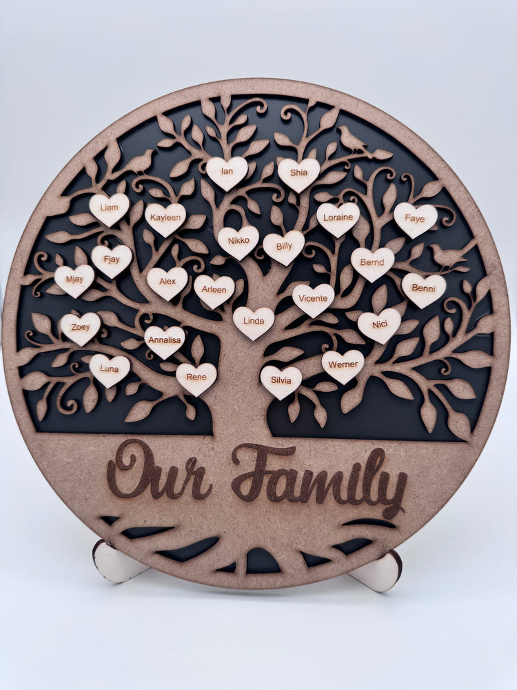 Familie - Lovelettering