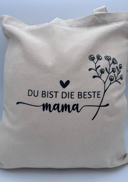 Baumwolltasche Muttertag - Lovelettering
