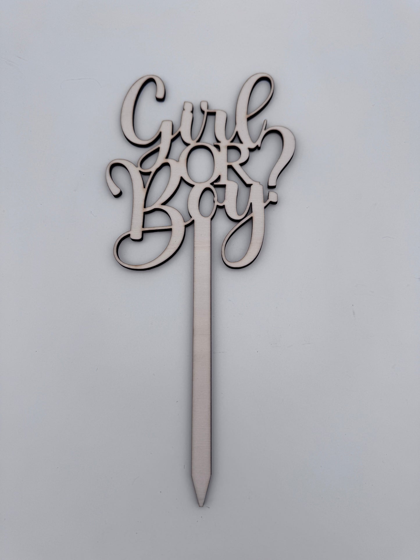 Caketopper Babyshower - Lovelettering