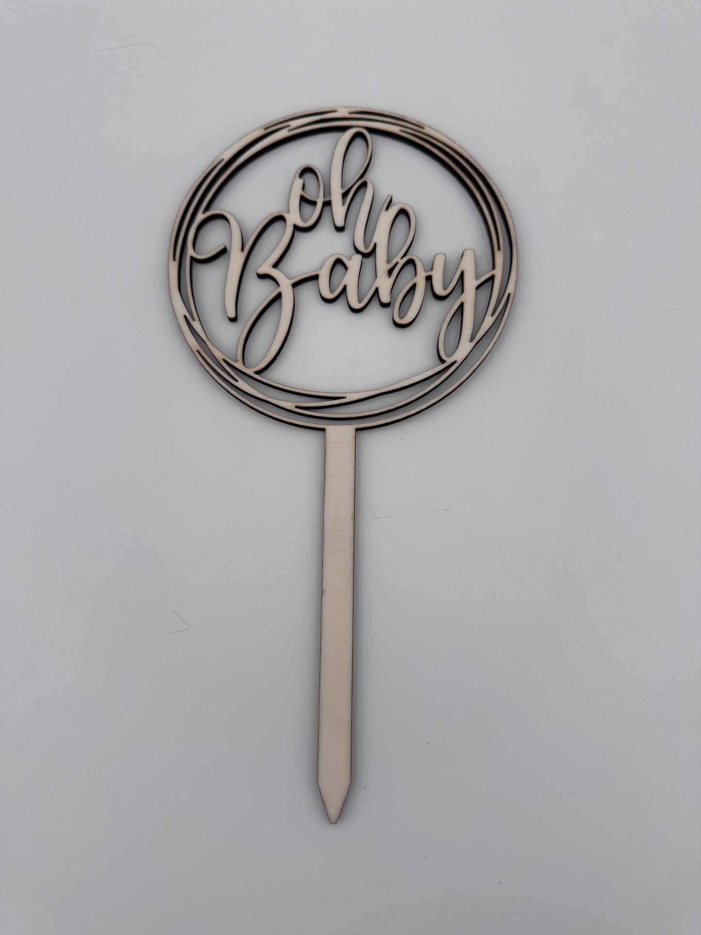 Caketopper Babyshower - Lovelettering