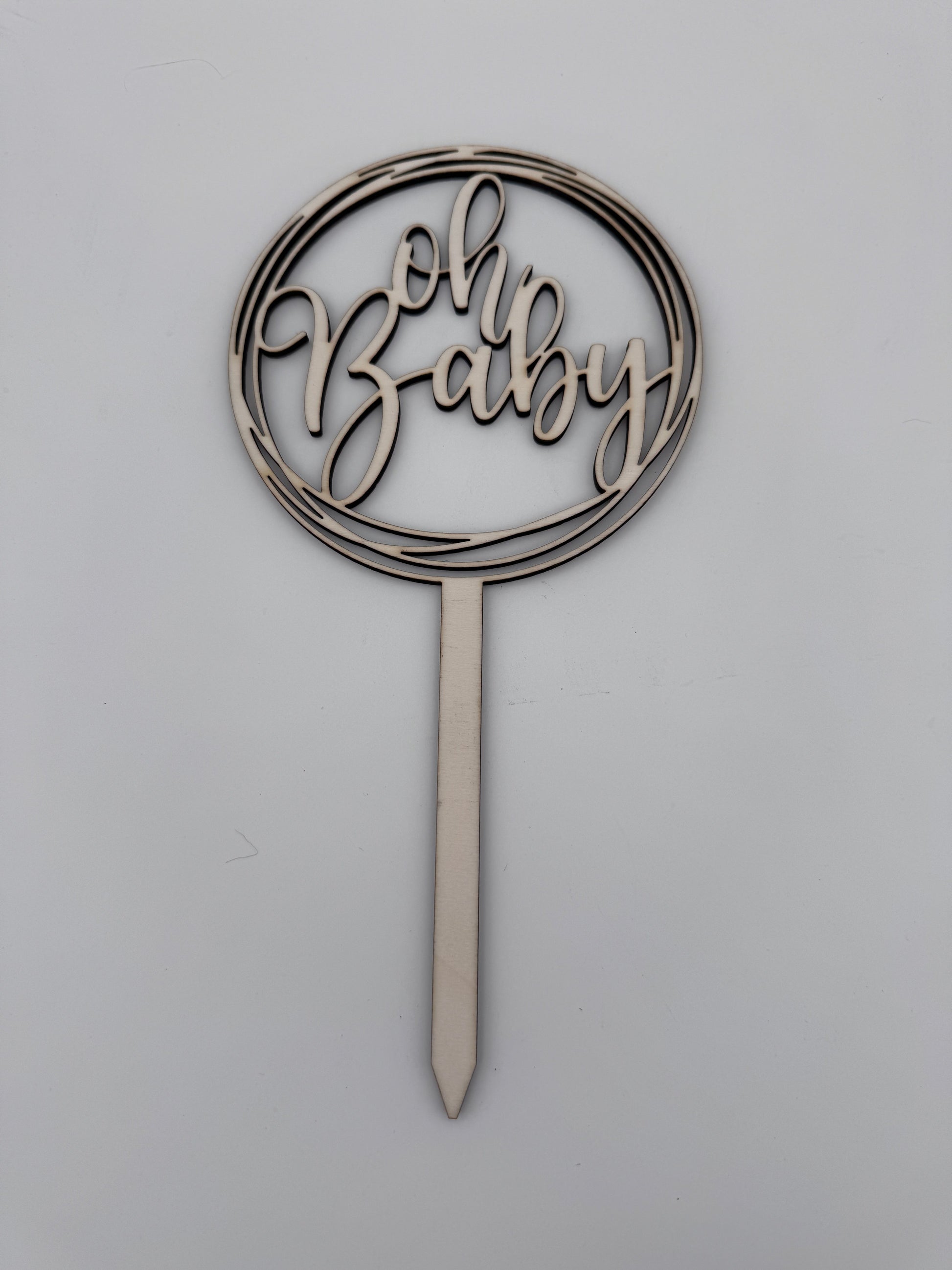 Caketopper Babyshower - Lovelettering