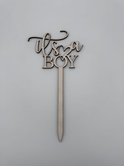 Caketopper Babyshower - Lovelettering