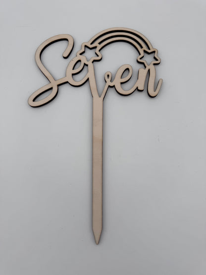 Caketopper Birthday - Lovelettering