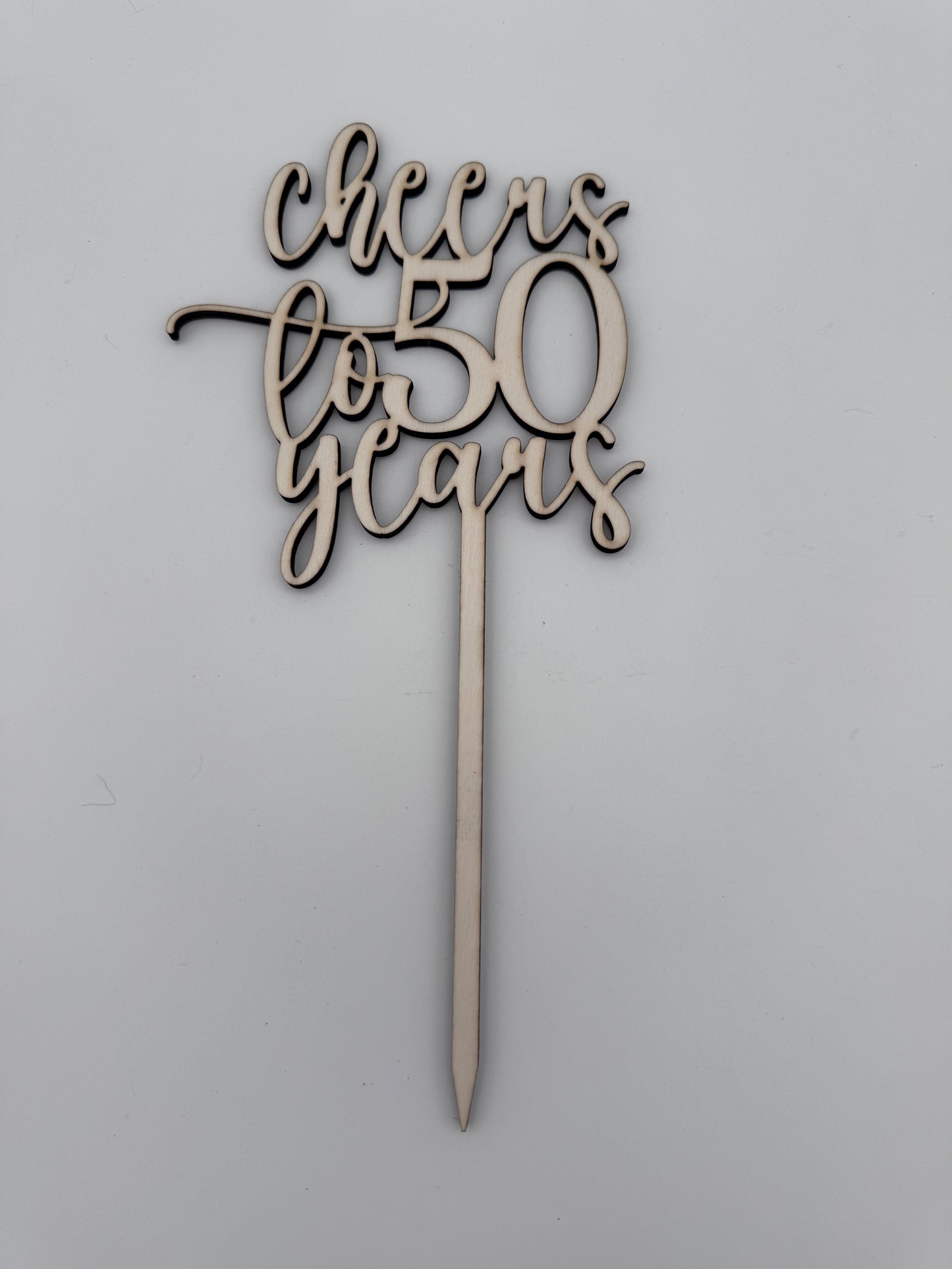 Caketopper Birthday - Lovelettering