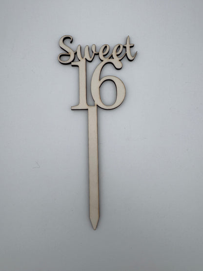 Caketopper Birthday - Lovelettering