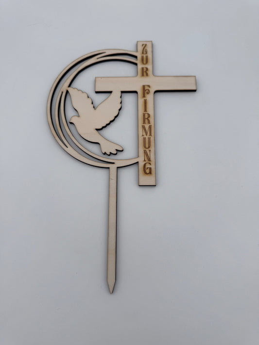 Caketopper Firmung - Lovelettering
