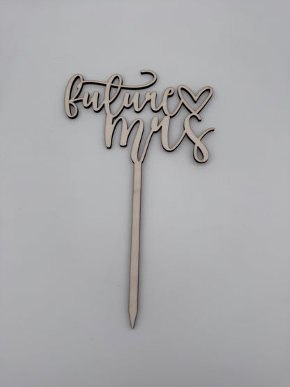 Caketopper Hochzeit - Lovelettering