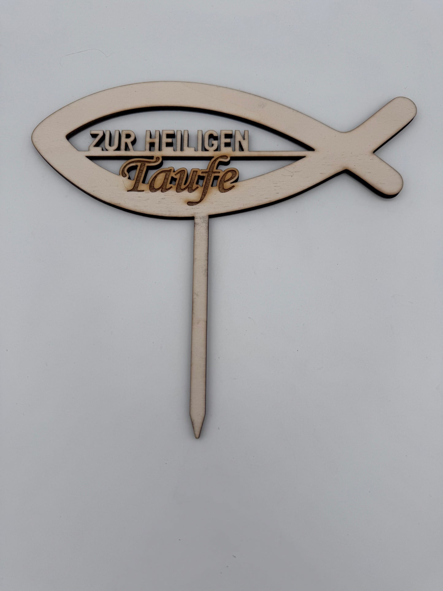 Caketopper Taufe - Lovelettering