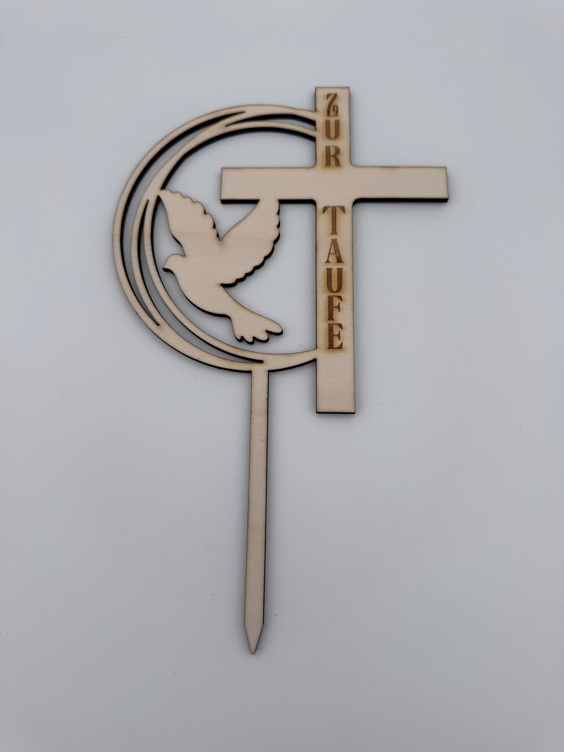 Caketopper Taufe - Lovelettering