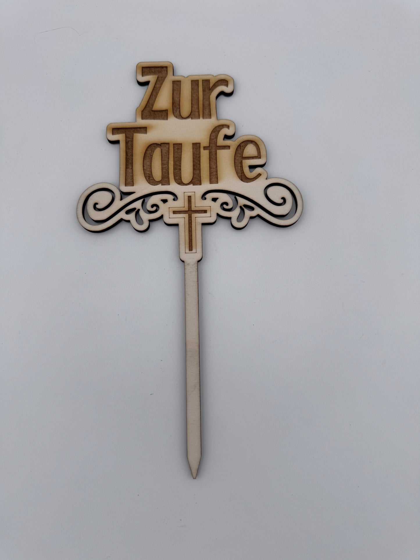 Caketopper Taufe - Lovelettering