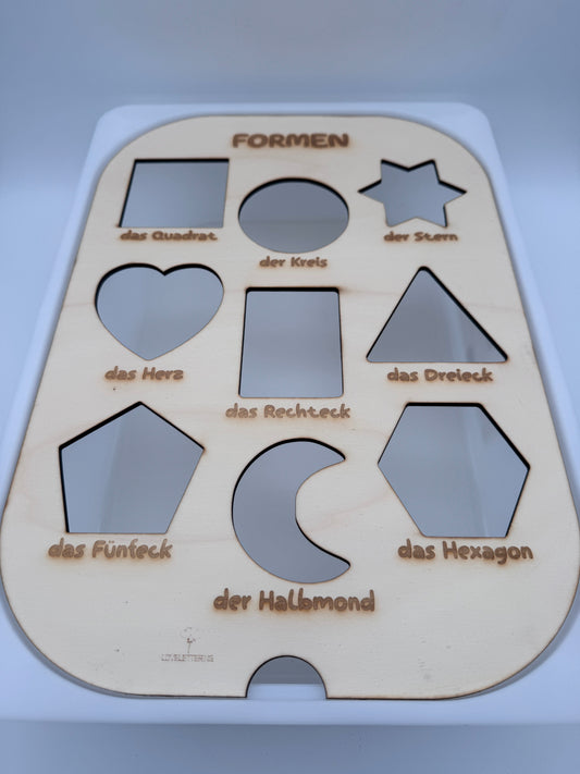 Fantasieplatte Formen - Lovelettering