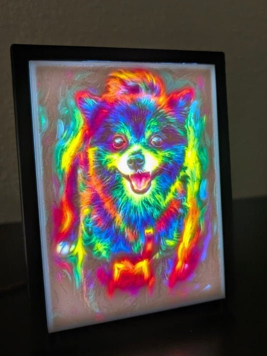 Lithophane Bild - Lovelettering